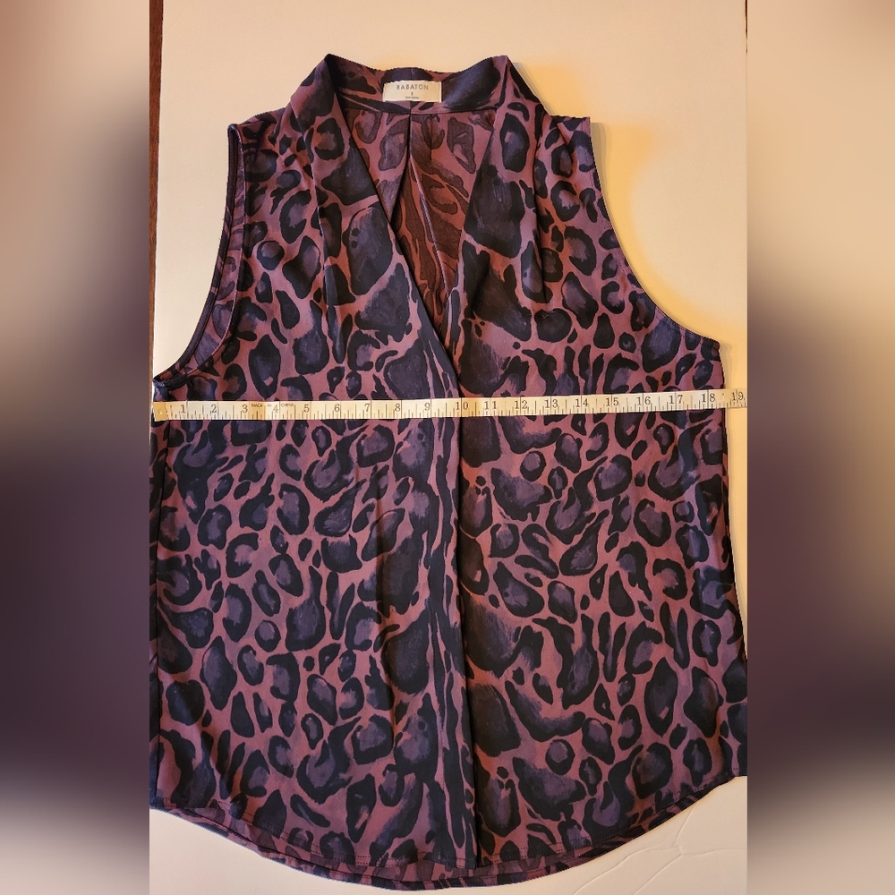 Babaton Pink and Black Patterned Top S - Picture 4 of 11